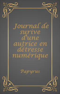 Journal de surive d'une autrice en détresse numérique