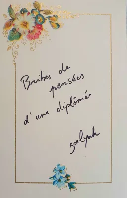 Bribes de pensées d'une diplômée