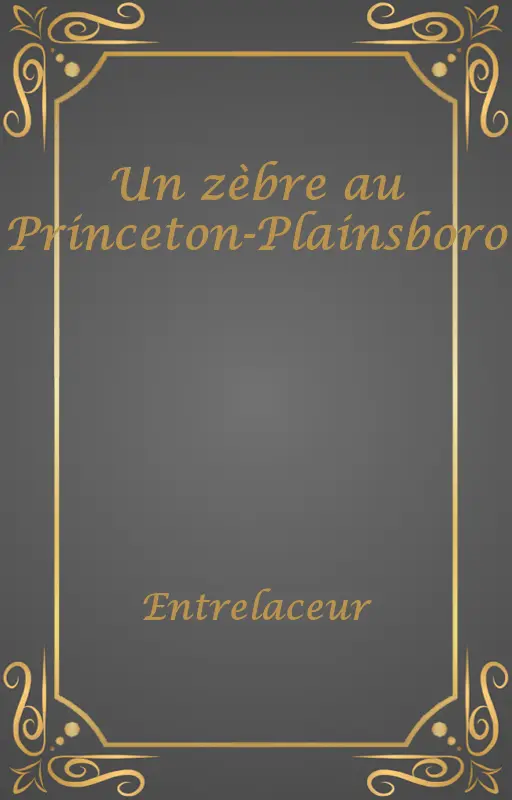 Un zèbre au Princeton-Plainsboro