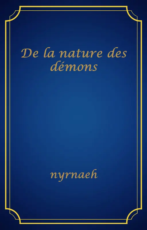 De la nature des démons
