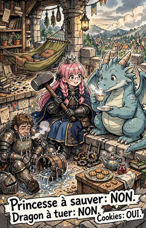 Défi Cliché Brisé : La Princesse et le Dragon