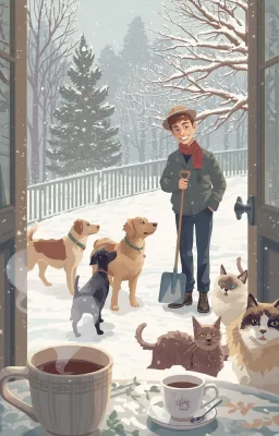 "Niveau de Danger : Josh A Vu de la Neige"