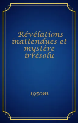Révélations inattendues et mystère irrésolu
