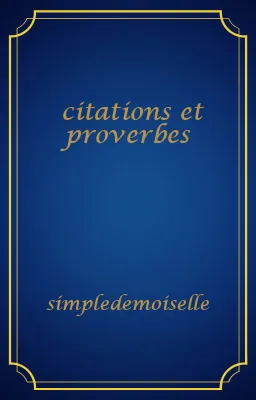 citations et proverbes