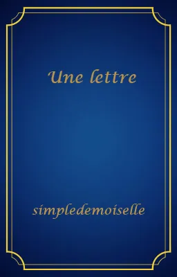 Une lettre