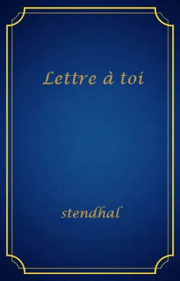 Lettre à toi