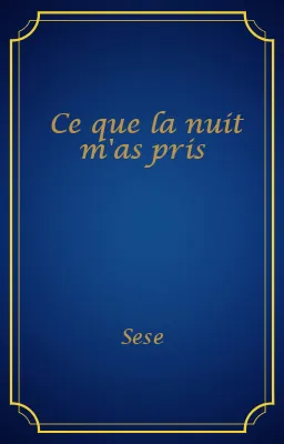 Ce que la nuit m'as pris