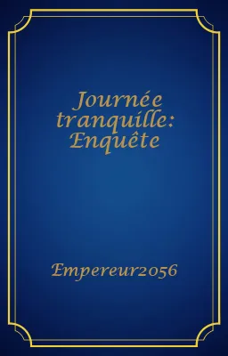 Journée tranquille: Enquête