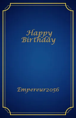 Happy Birthday