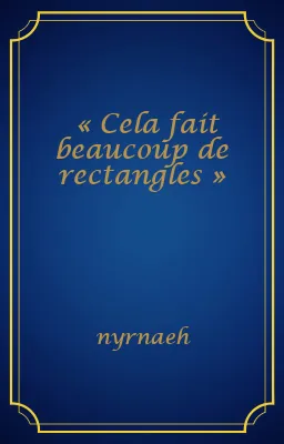 « Cela fait beaucoup de rectangles »