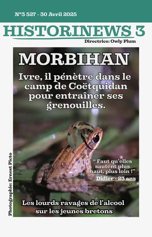 Ivre, il pénètre dans le camp de Coëtquidan pour entraîner ses grenouilles.