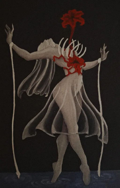 La fleur rouge