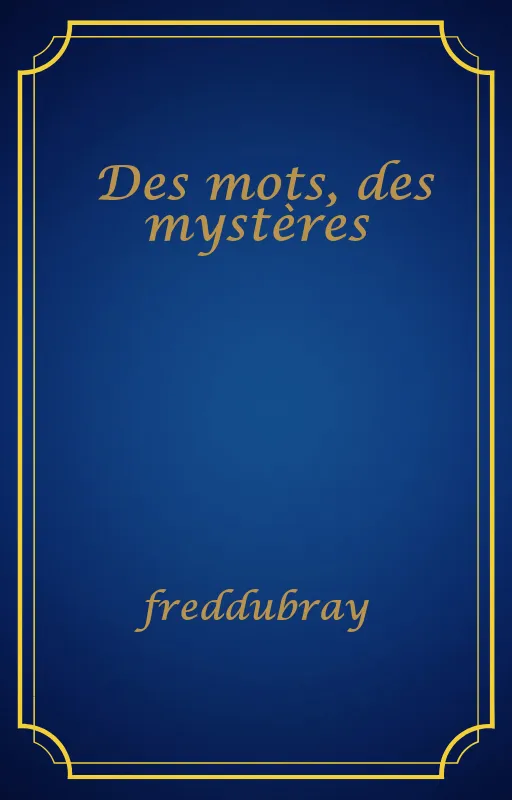 Des mots, des mystères