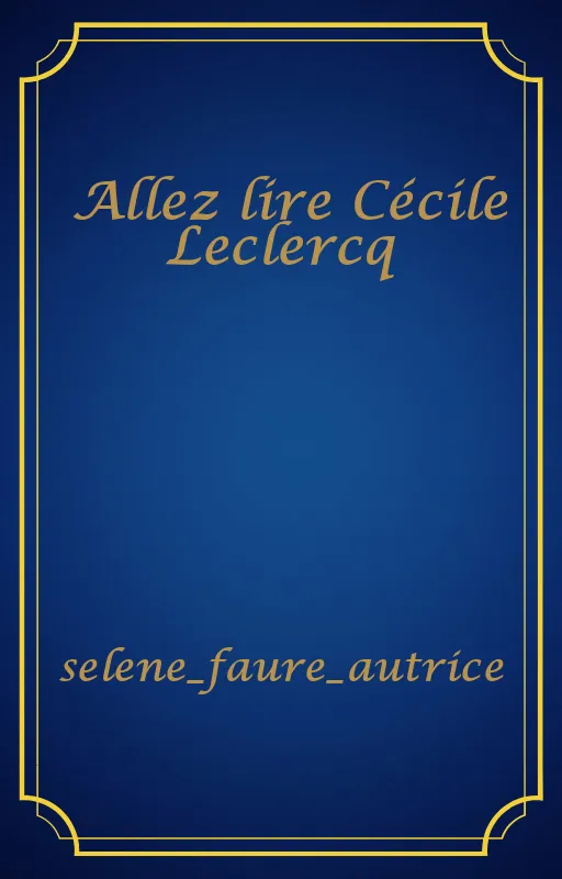 Allez lire Cécile Leclercq
