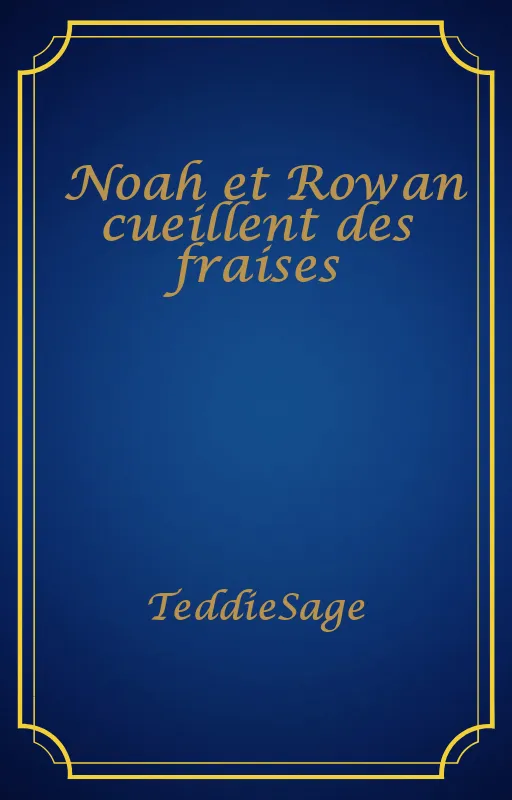 Noah et Rowan cueillent des fraises