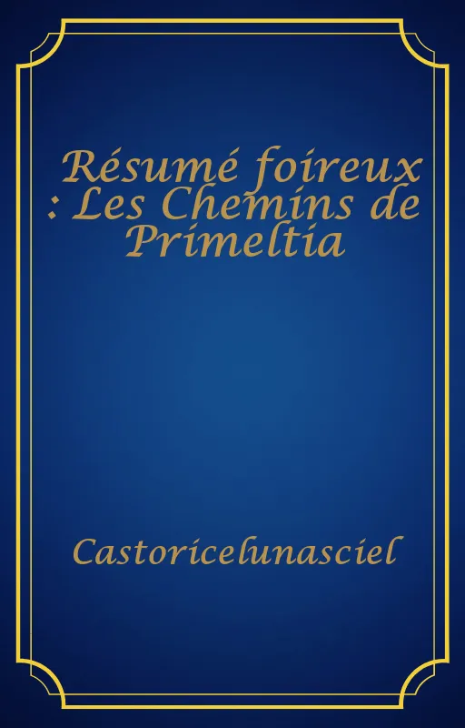 Résumé foireux : Les Chemins de Primeltia