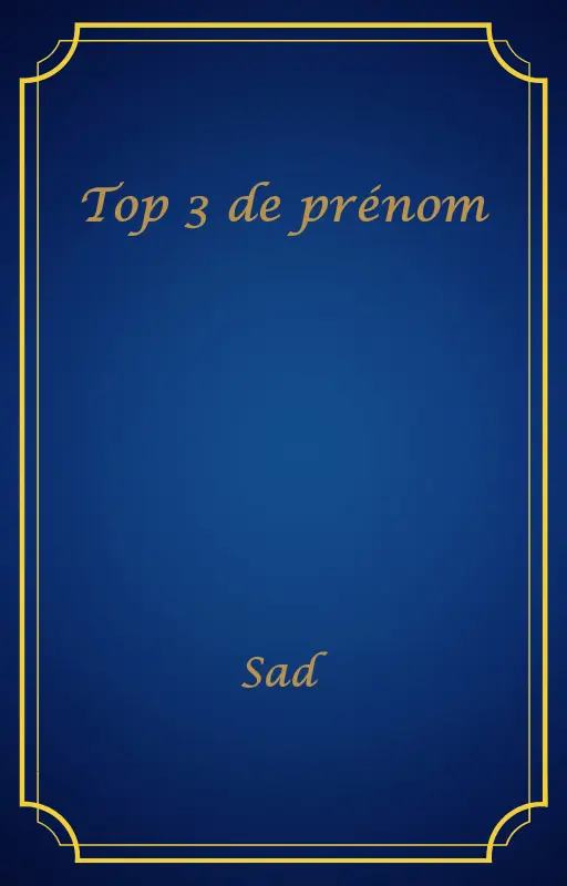 Top 3 de prénom