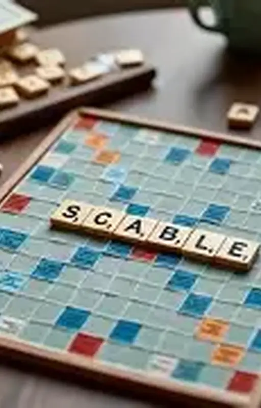 Scrabble avec ma grand mère.