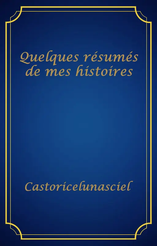 Quelques résumés de mes histoires