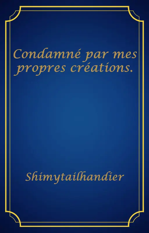 Condamné par mes propres créations.