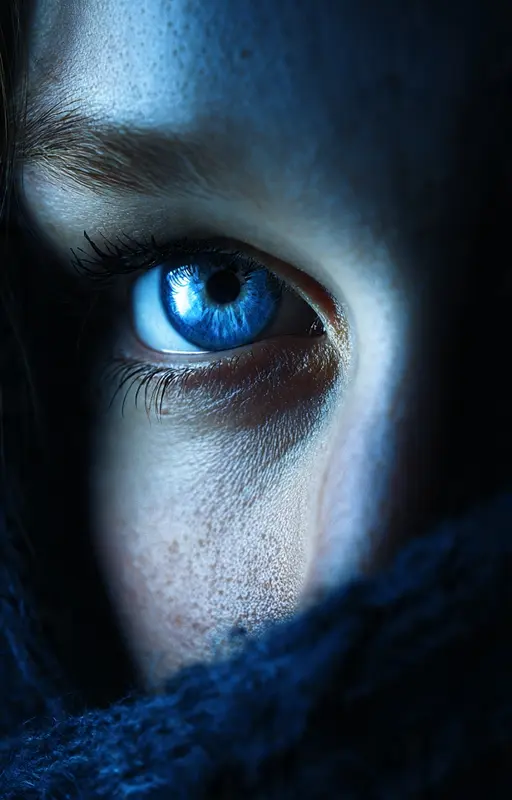 Les yeux bleus de Octave