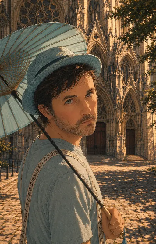 Derrière les yeux bleus
