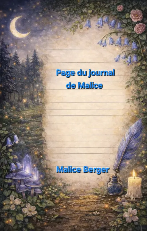Page du journal de Malice