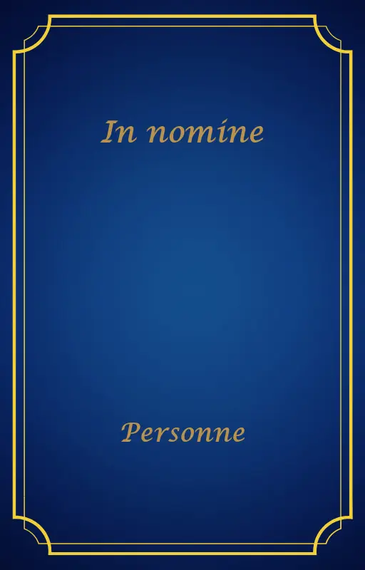 In nomine