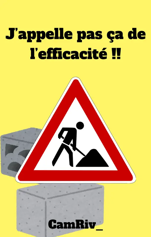 J'appelle pas ça de l'efficacité !