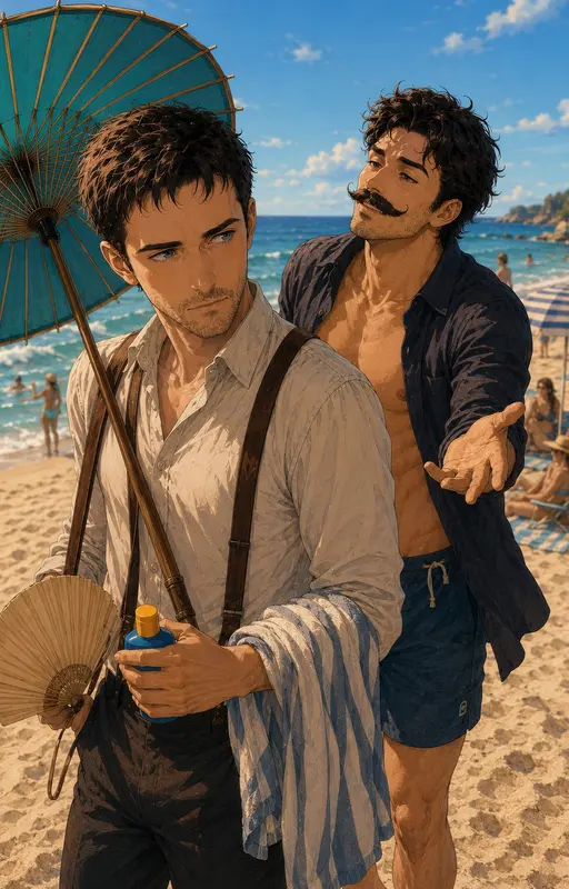 Eustache ou la belle moustache - Extra n° 1 : Une journée à la plage