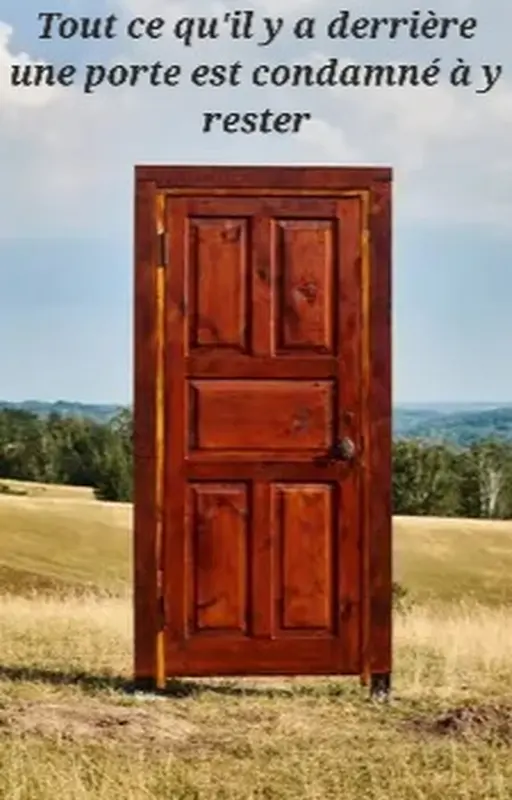 Tout ce qu'il y a derrière une porte est condamné à y rester