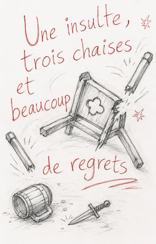 Une insulte, trois chaises et beaucoup de regrets