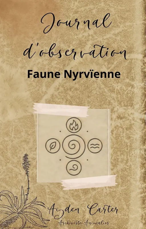Journal d'observation – Faune de Nyrvï
