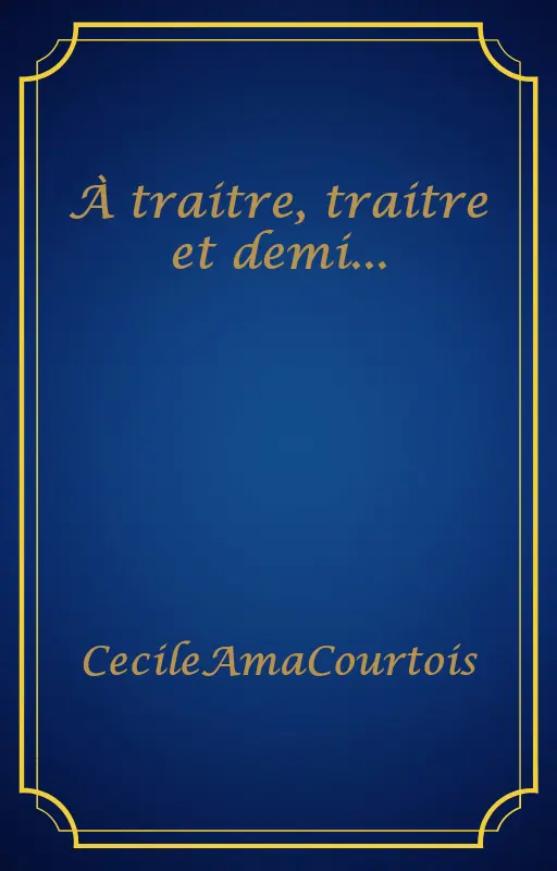 À traitre, traitre et demi...